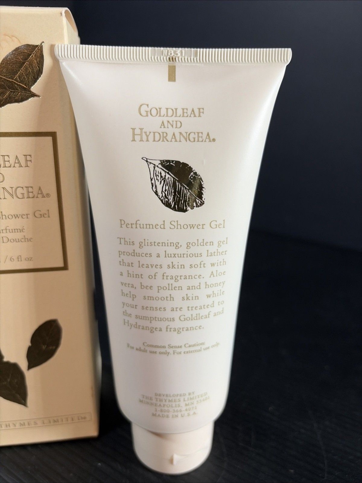 Goldleaf And Hydrangea The Thymes Limited Perfumed Body Creme Lotion Cream