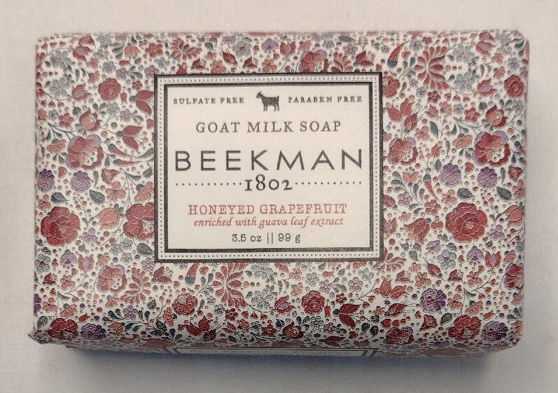 NEW Beekman Goat Milk Soap 1802 Honeyed Grapefruit 3.5oz Bar Sealed