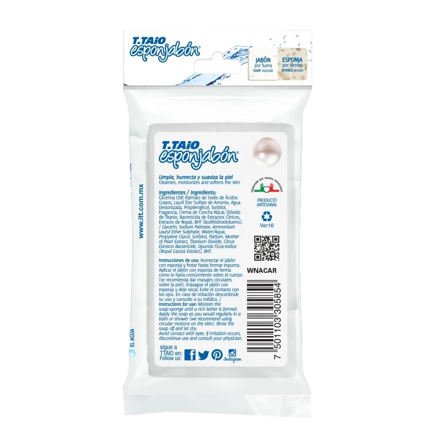 T-Taio Esponjabon Bar Soap 2-pack