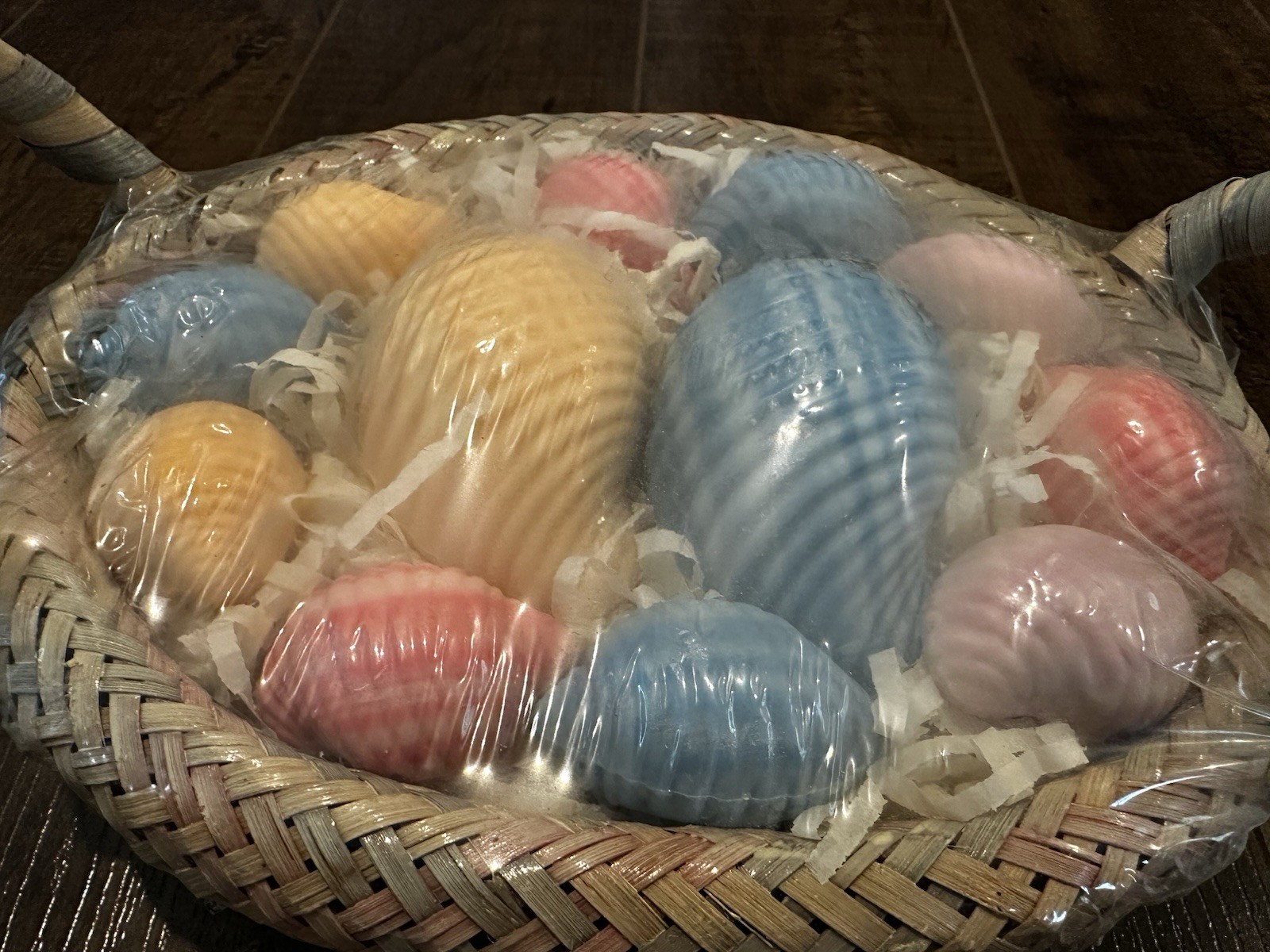 VTG BEN RICKERT DECORATIVE Sea Shell Soap Basket NEW SEALED Multicolor