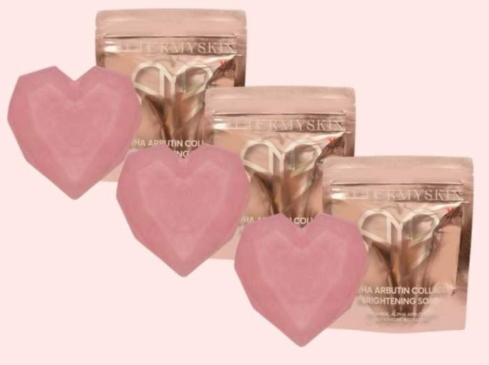 3x AFTERMYSKIN Body Soap Evens Skin Tone Smooth Moisturized 45g