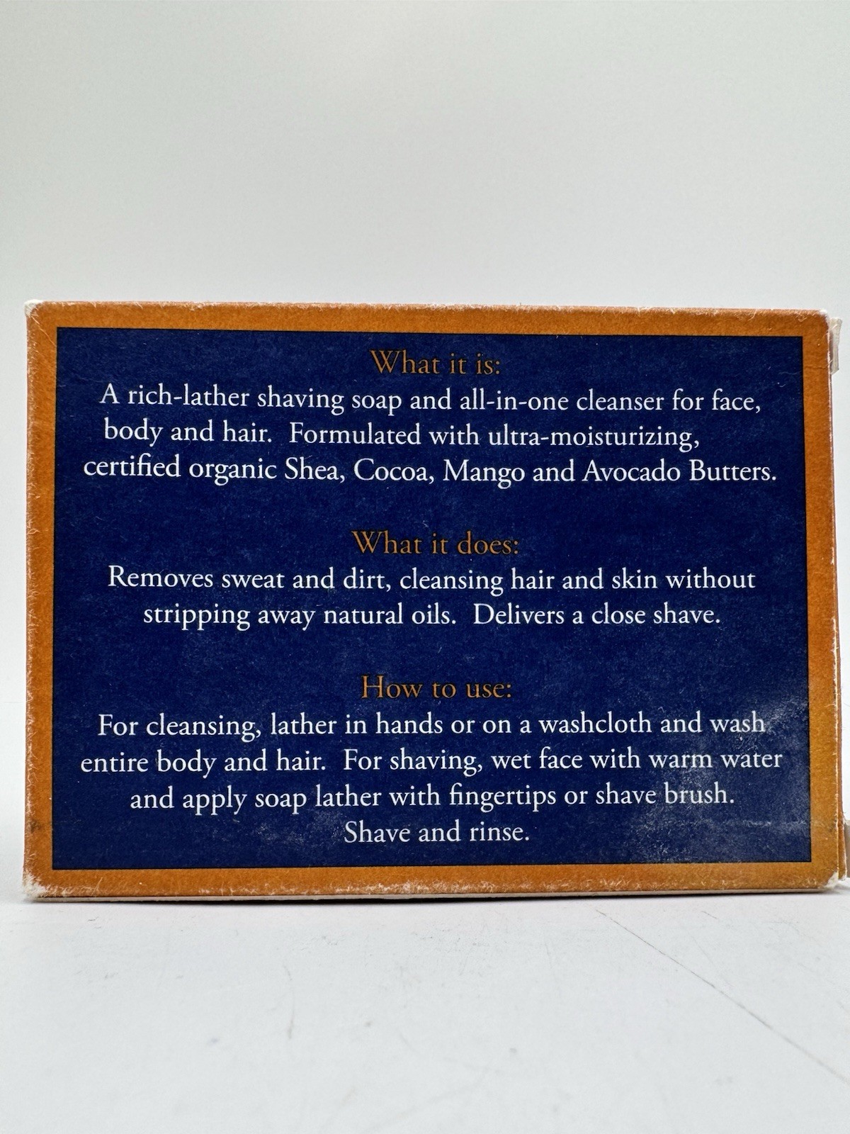 Shea Moisture Three Butters Utility Soap Cleansing Bar 5 oz, 1 Bar