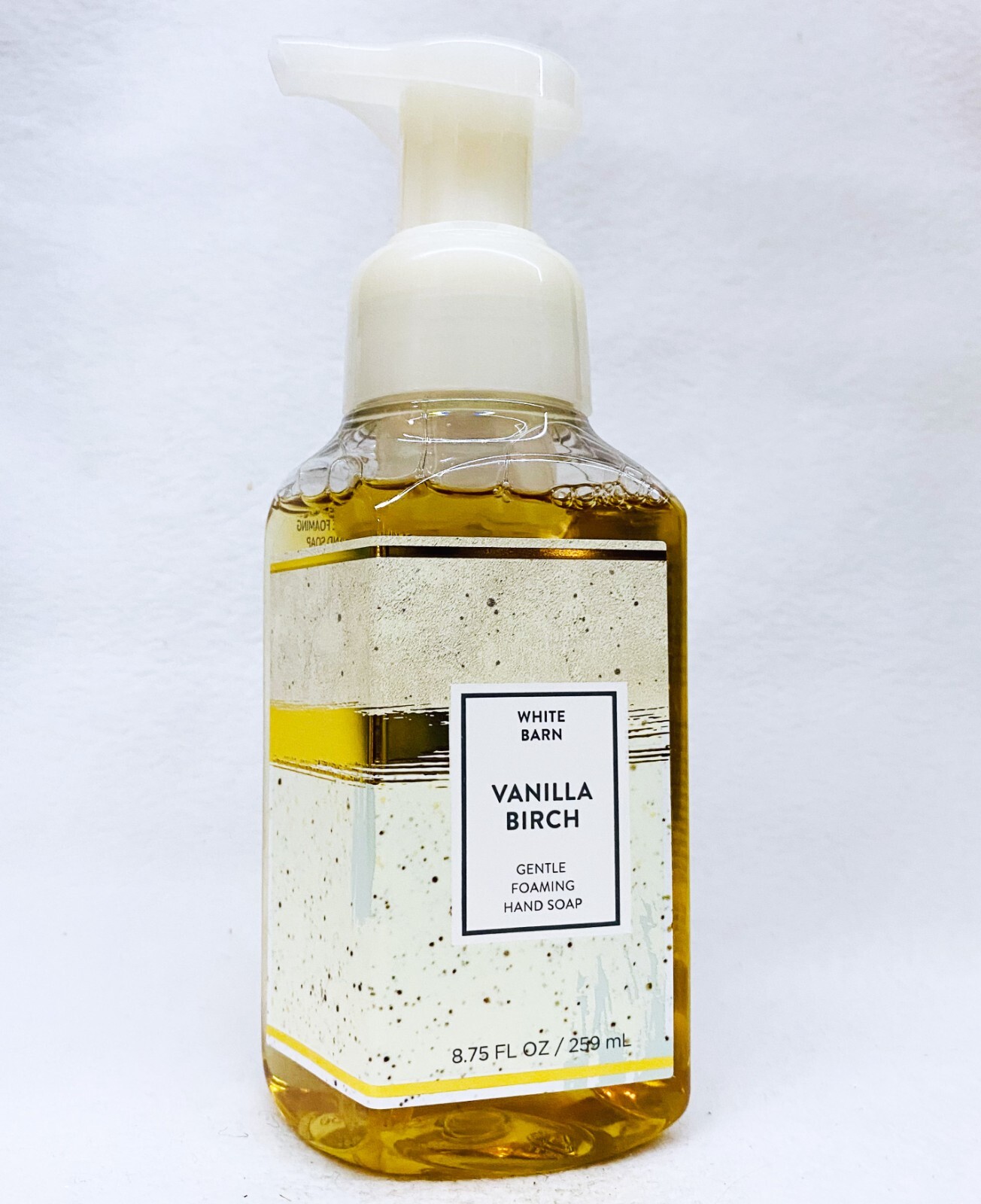 1 Bath & Body Works VANILLA BIRCH Gentle Foaming Hand Soap 8.75 oz