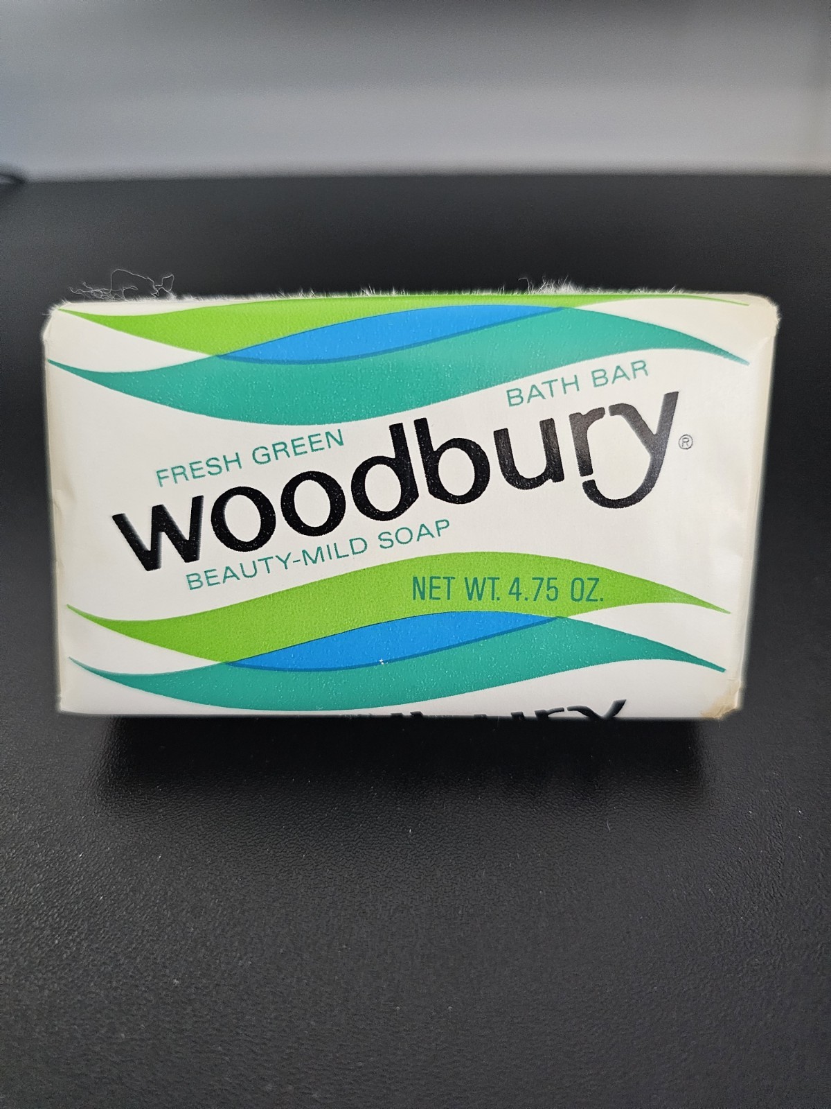 Vintage Woodbury Fresh Green Beauty-Mild Soap Bath Bar 4.75 oz Lot of 2 New