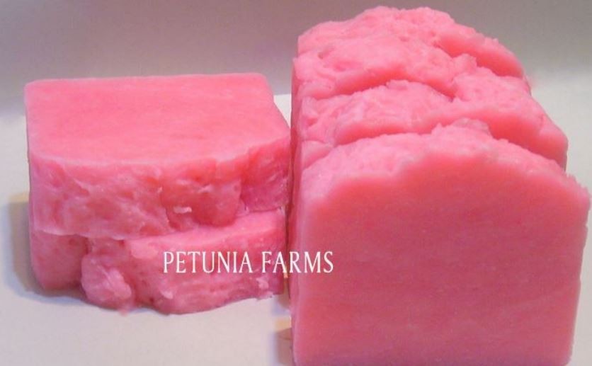 Plumeria Shea Butter Soap with ARGAN OIL SHEA BUTTER ** 6 LARGE BARS