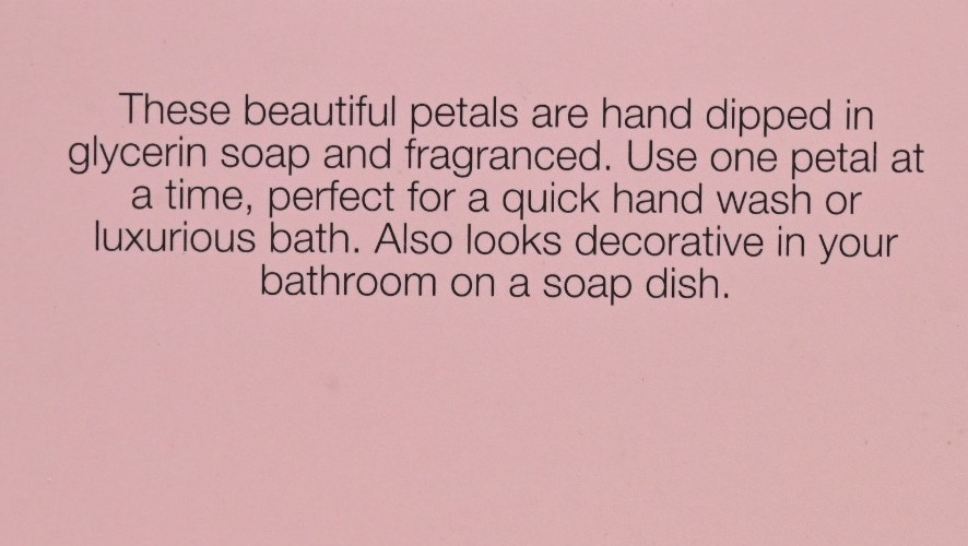 Ellen Tracy Rose Gardenia Scented Soap Petals