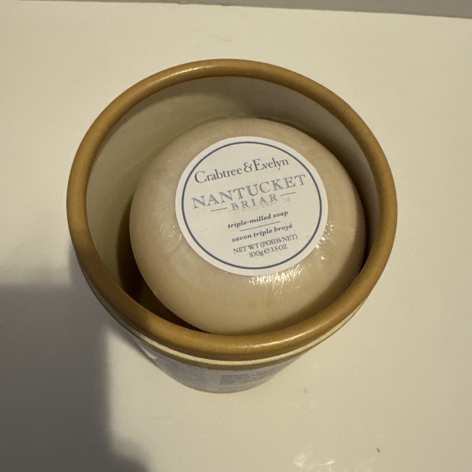 Crabtree & Evelyn Triple Milled Soap Nantucket Briar, Set of 3 X 100g Soaps NEW