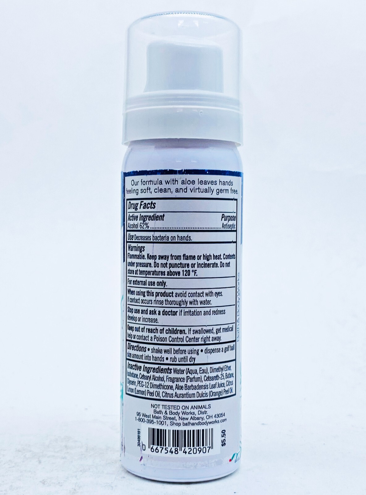 3 Bath Body Works FROSTED CRANBERRY Antibac Foaming Mousse Hand Sanitizer 1.8 oz