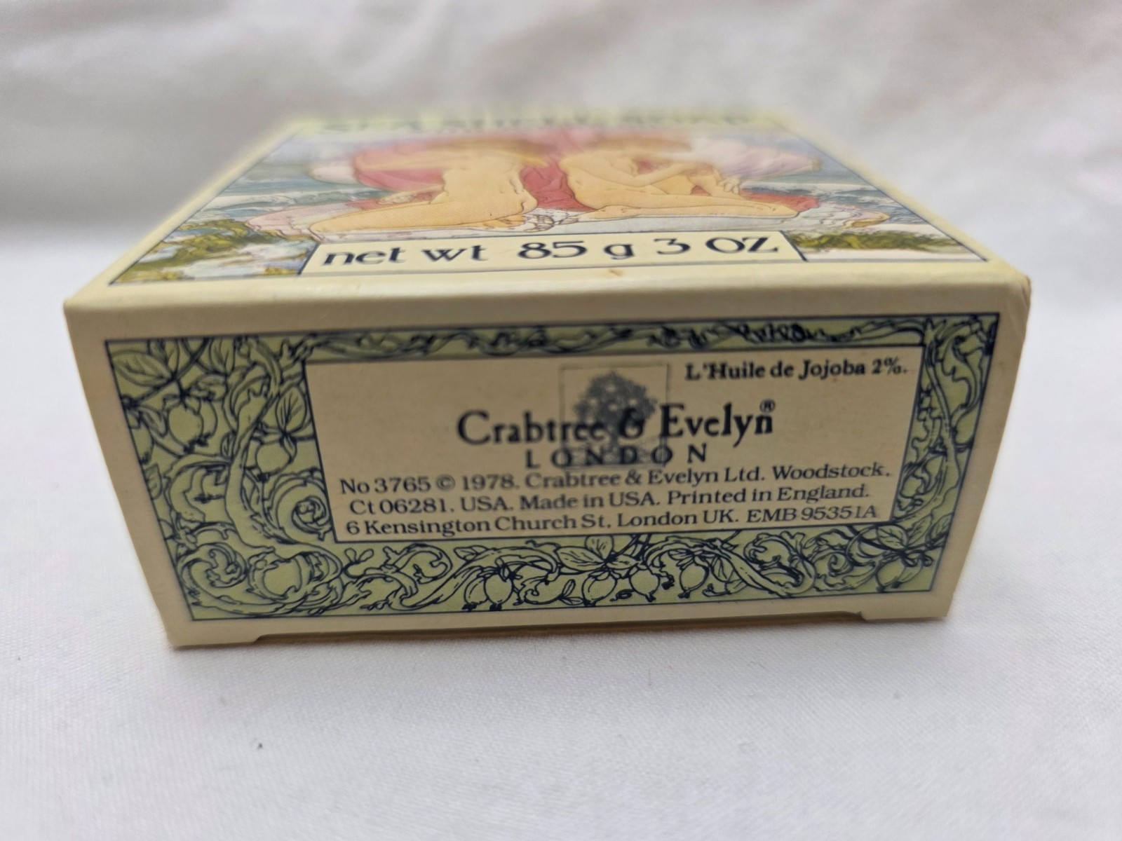 Vintage 1978 Crabtree & Evelyn Sea Shell Soap with Jojoba Oil 85 g / 3 oz