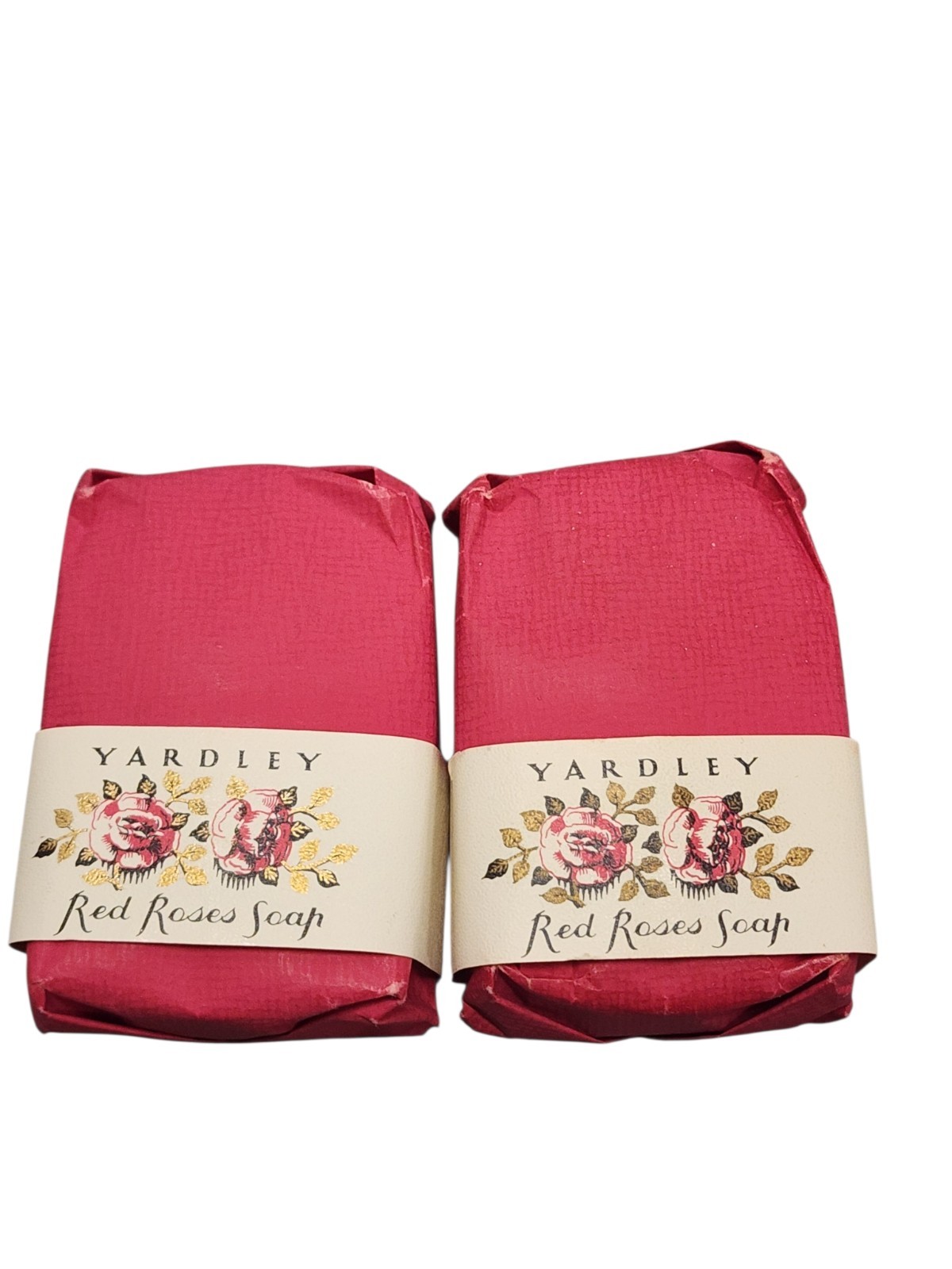 Vintage Yardley Red Roses Soap Bar – 2 Pack – NOS
