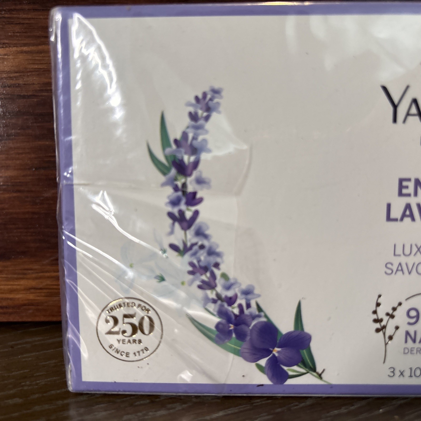 Yardley by Yardley English Lavender Luxury Soaps 3X3.5 Oz Each (Bin 1)