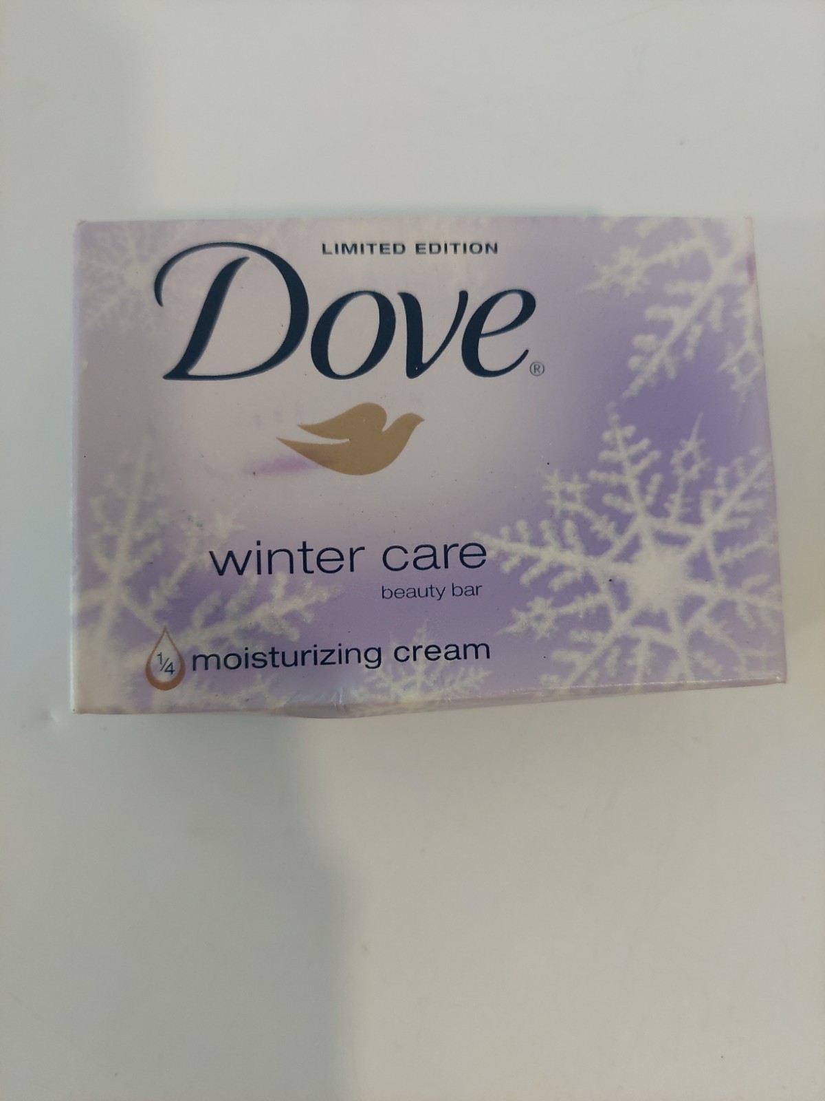Dove Winter Care Moisturizing Cream Beauty Bar Soap Limited Edition Bar 4.25