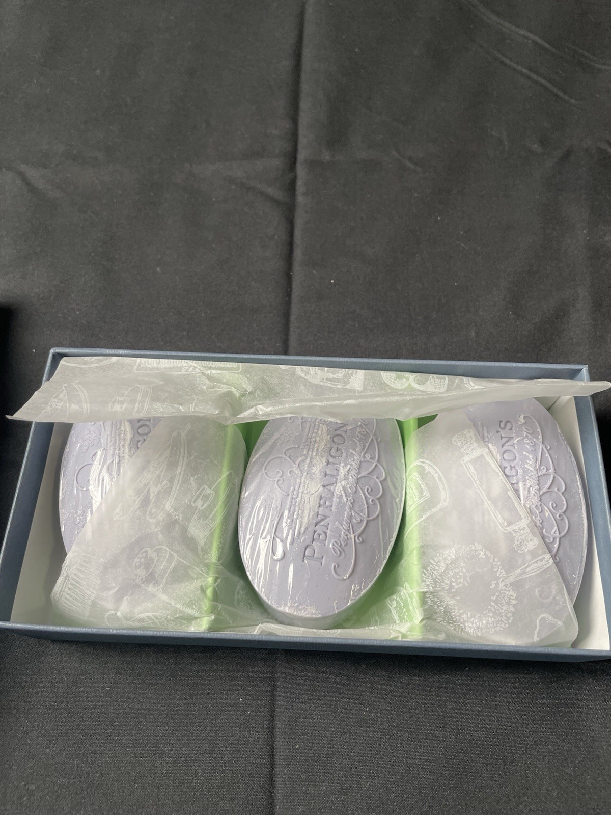 Rare Penhaligon’s Lavandula Luxury Boxed Soap Set 3x100g Discontinued Vintage