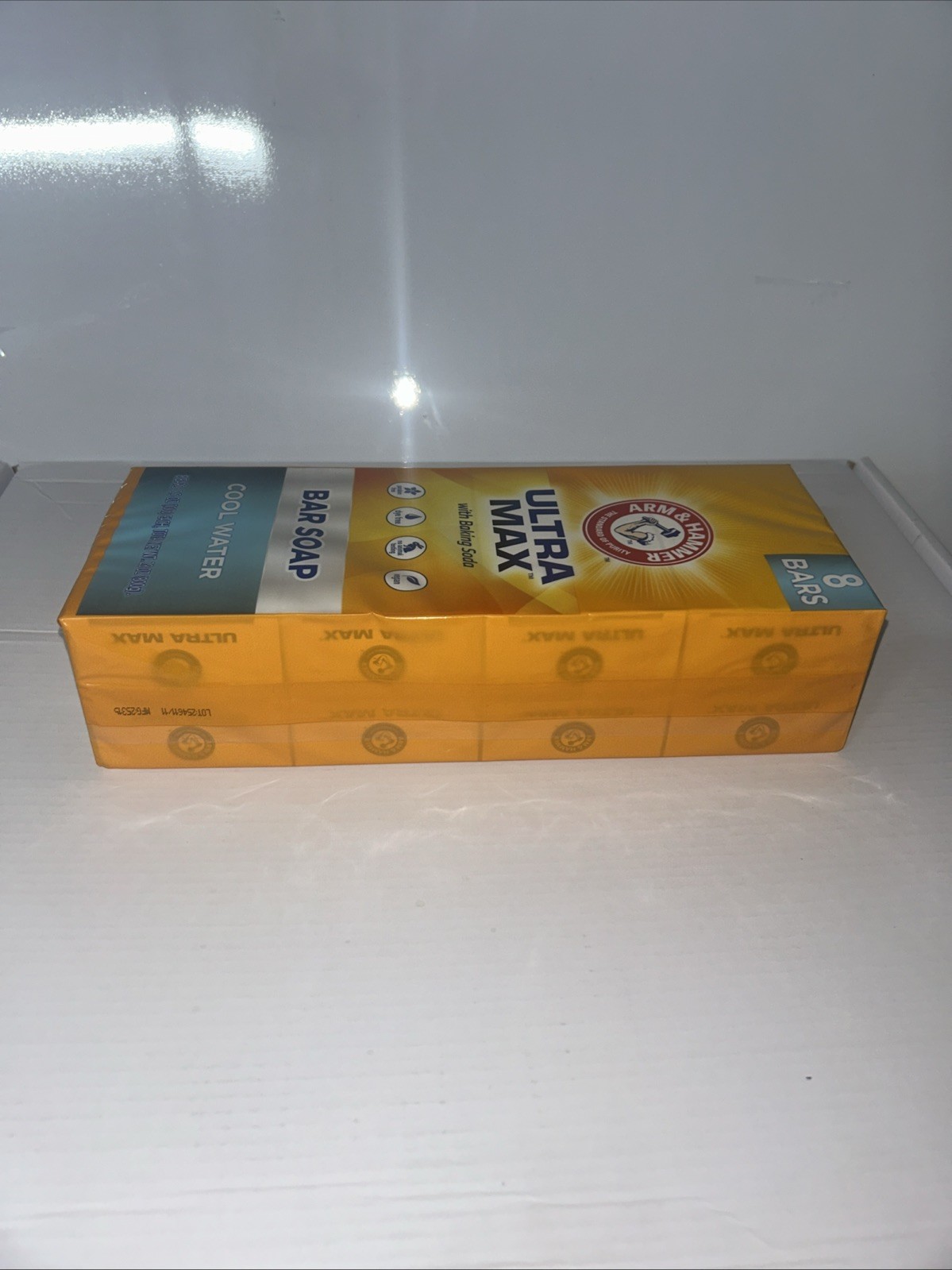 Arm & Hammer Ultra Max with Baking Soda Bar Soap Cool Water 8 Pack 3.5 oz each