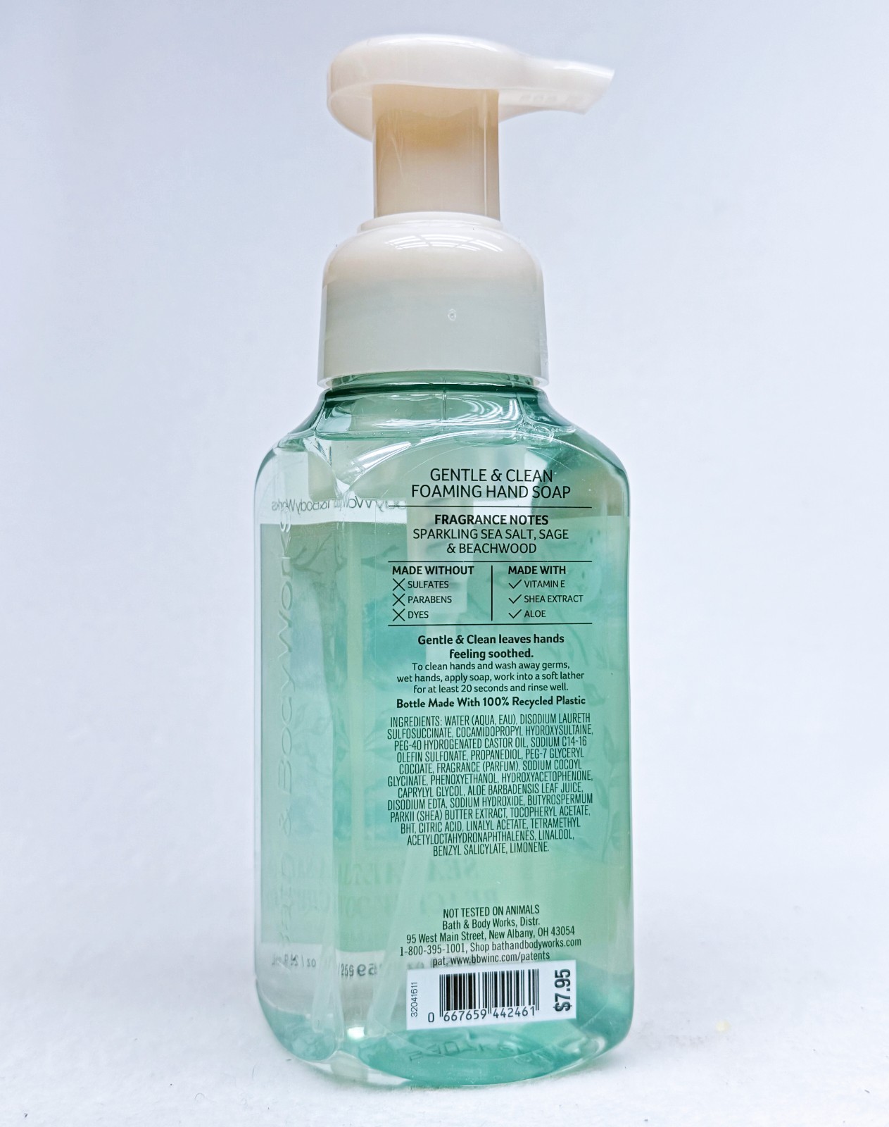 3 Bath & Body Works SEA SALT BEACHWOOD Gentle Foaming Hand Soap 8.75 oz
