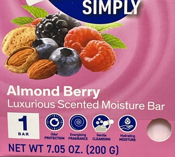 Lot Of 10 Bars Of Zest Simply Almond Berry Luxurious Moisture Bar 7.05 oz New DB