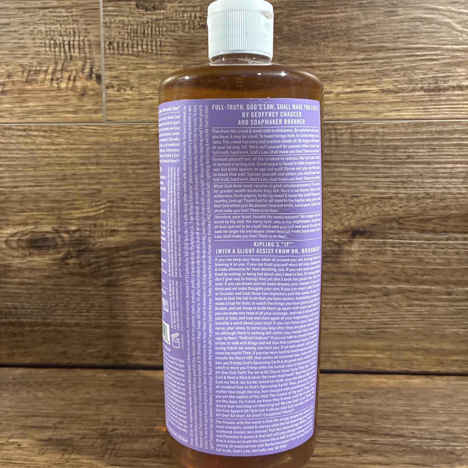 Dr. Bronner’s Magic Soaps Liquid Castile Soap Lavender 32 Oz