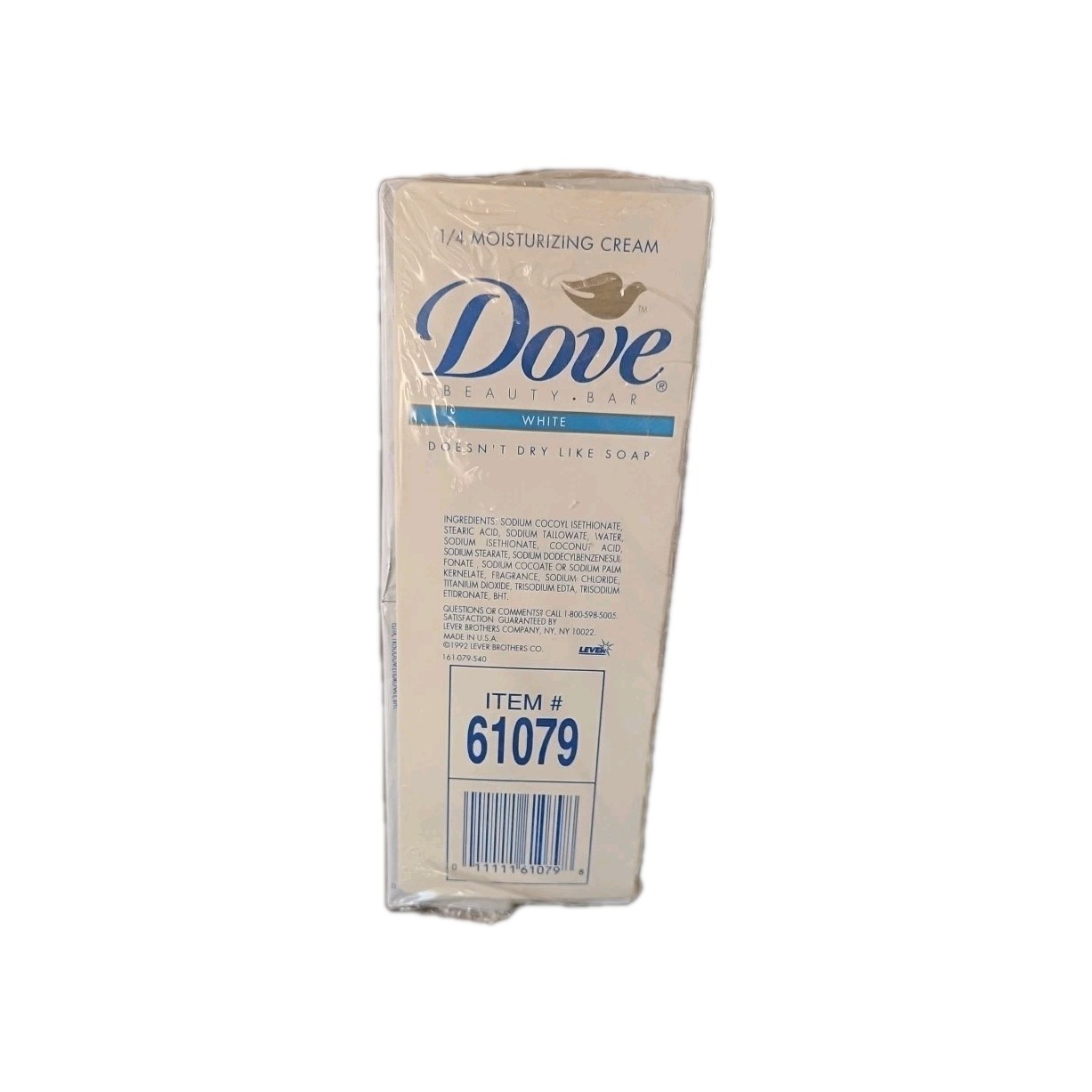 8 Bars Dove Original 1/4 Moisturizing Cream Beauty Bar Soap 3.75oz Each+