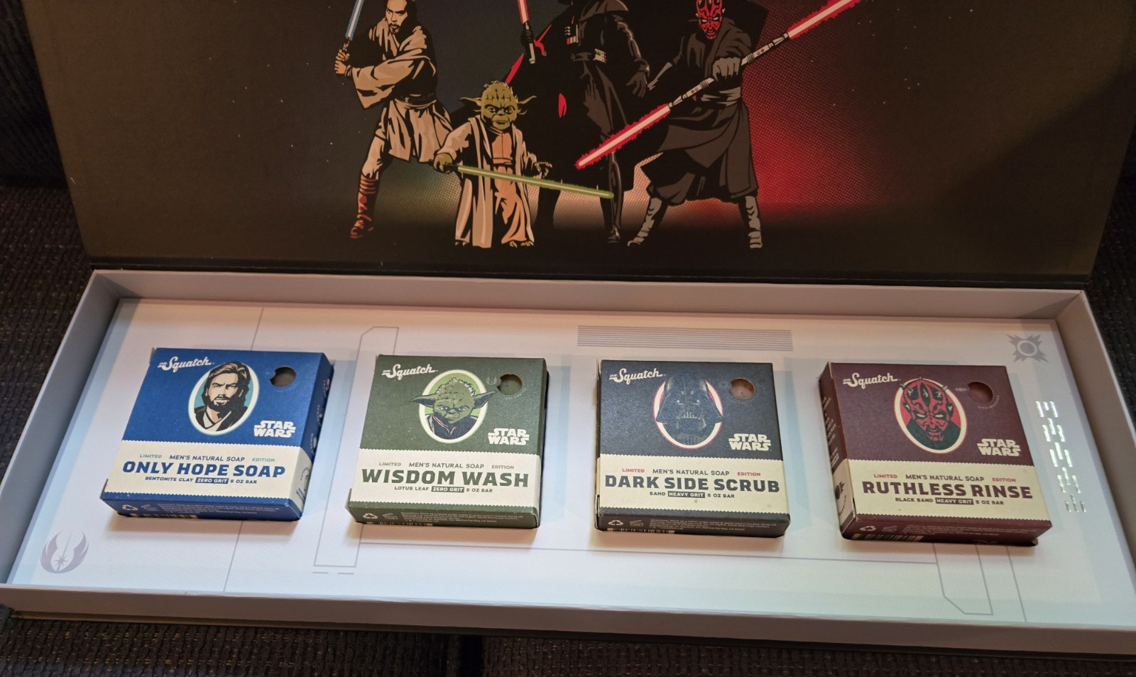 STAR WARS Dr. Squatch (Original) Limited Edition Collector’s Box and Set of 4