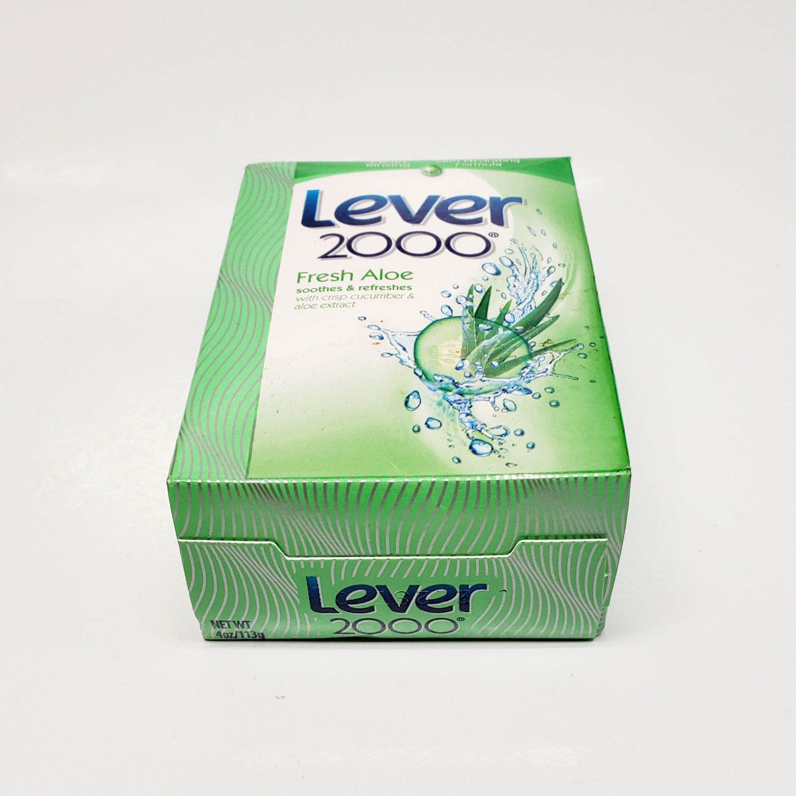Lot Of 8 Bars Of Lever 2000 Fresh Aloe & Cucumber Soap- Hydrating- New Old Stock