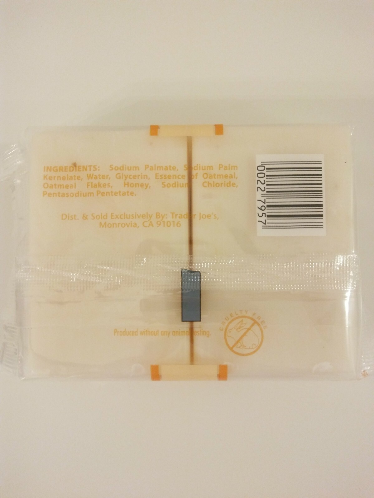 Trader Joe’s Oatmeal & Honey Vegetable Soap (2 Bars)