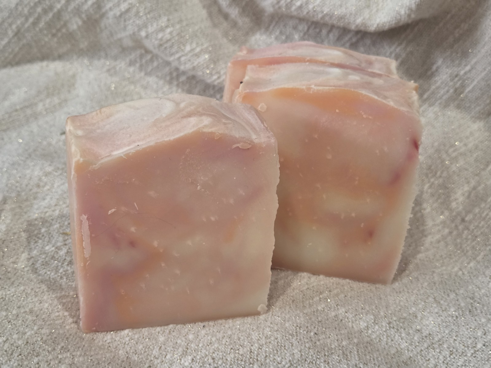 Handmade Peach Poppy Cold Process Soap