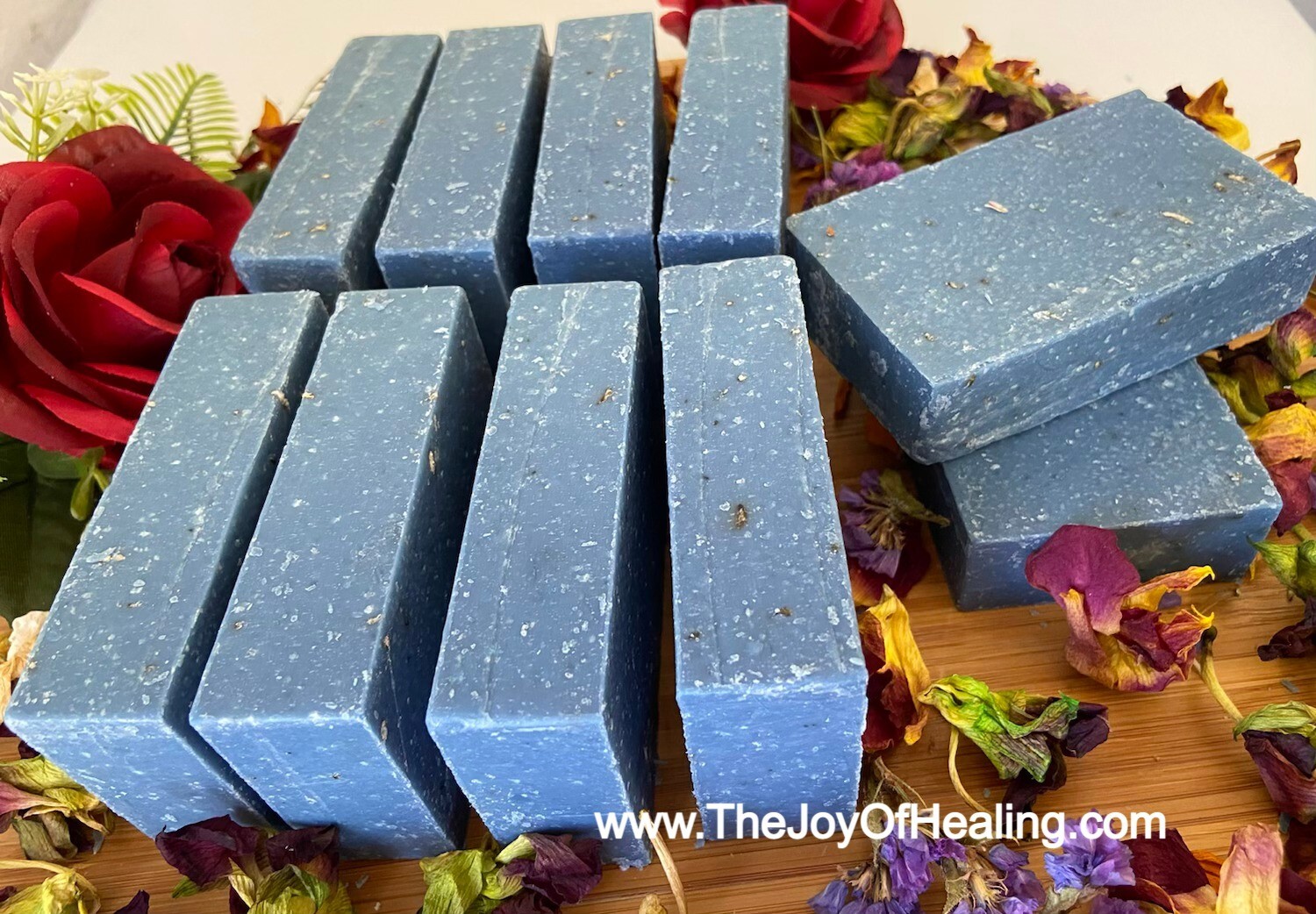 Blueberry Scrub Shea Butter Natural Handmade Cold Process Bar Soap