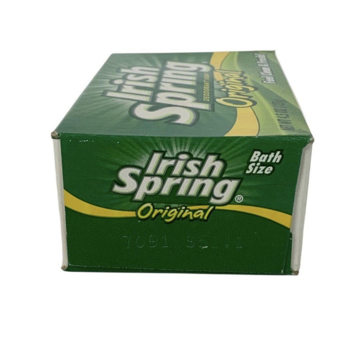 Irish Spring Original Deodorant Soap Bar Feel Clean & Fresh 4.5 oz. Discontinued