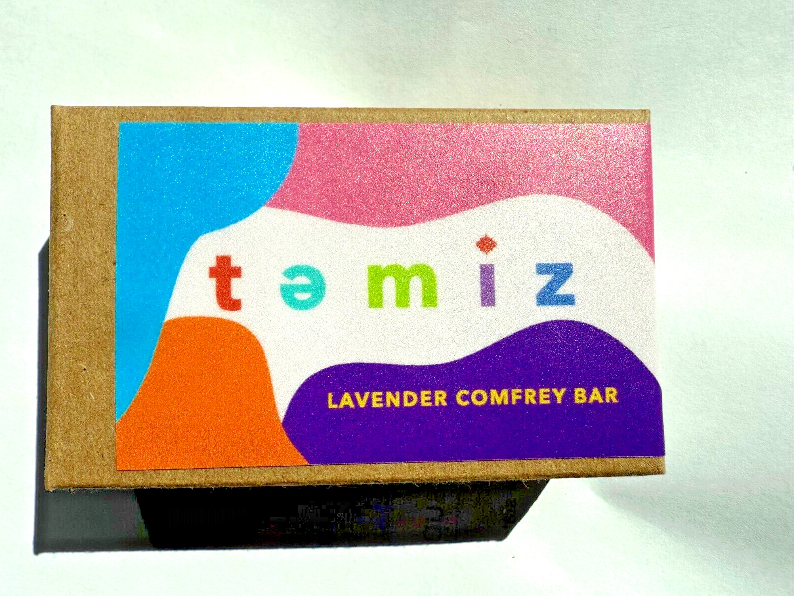 Temiz Hamam Hand Crafted Body Soap Bar Lavender Comfrey Bar 4oz.
