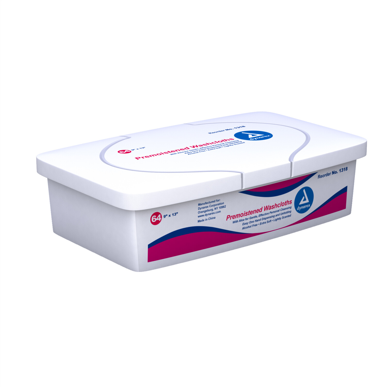 Dynarex Personal Cleansing Wipe 9 x 13″ 1318 512 Wipes