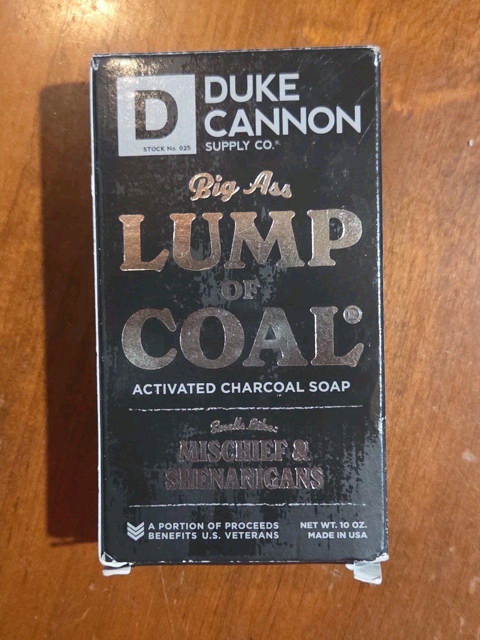 NEW Charcoal Soap For Men Duke Cannon Big @SS “Lump Of Coal” Big Brick (10 OZ)