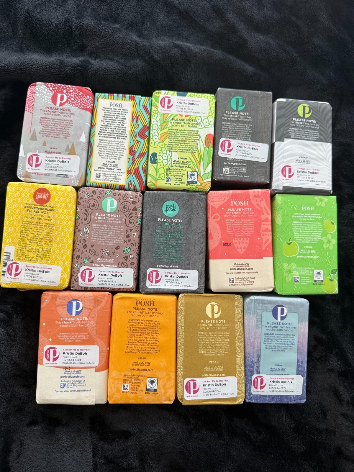 Perfectly Posh Bath Bar Soap New Choose 1