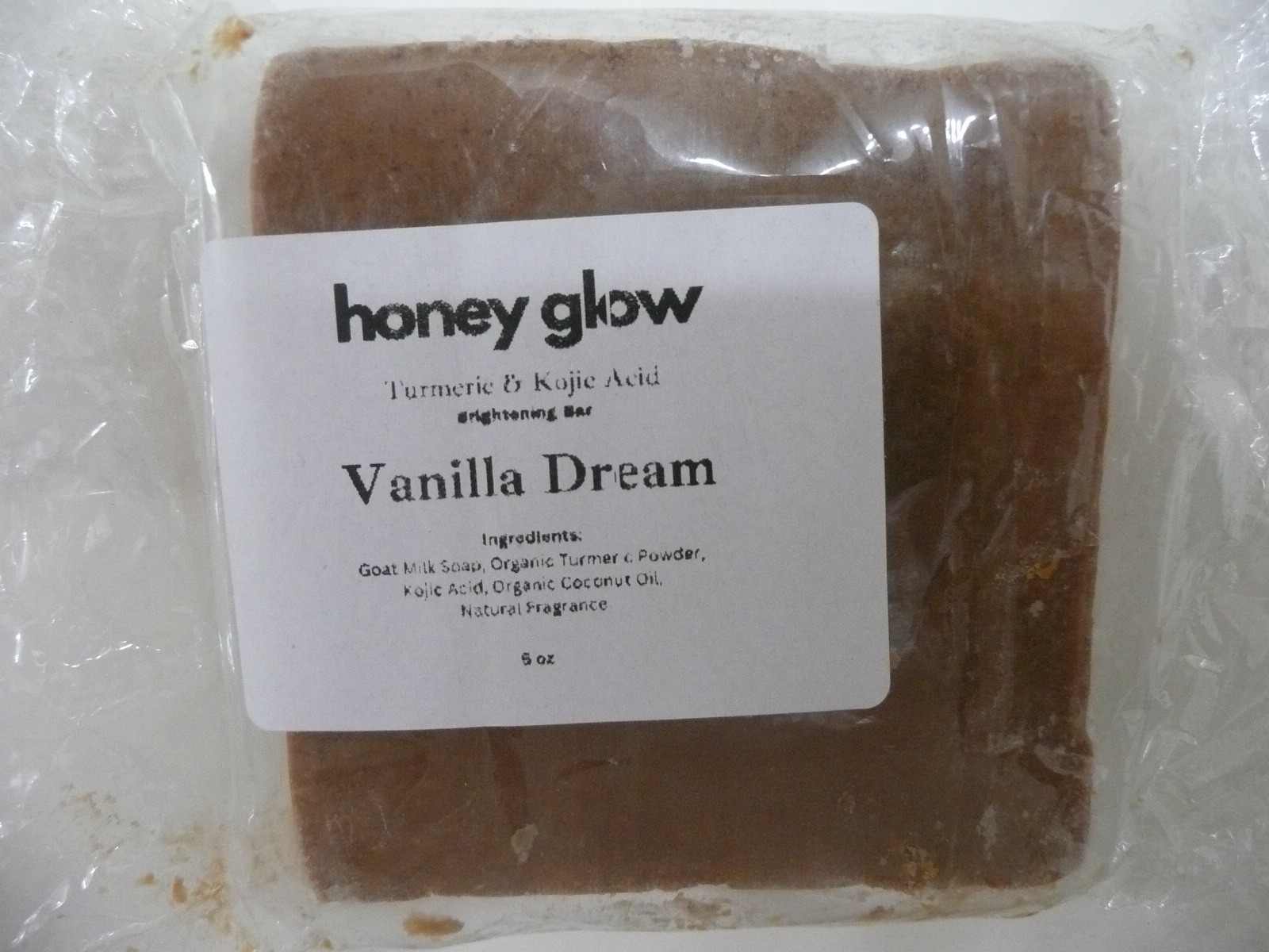 Houey Glow Turmeric & Kojic Acid Bar Vanilla Dream