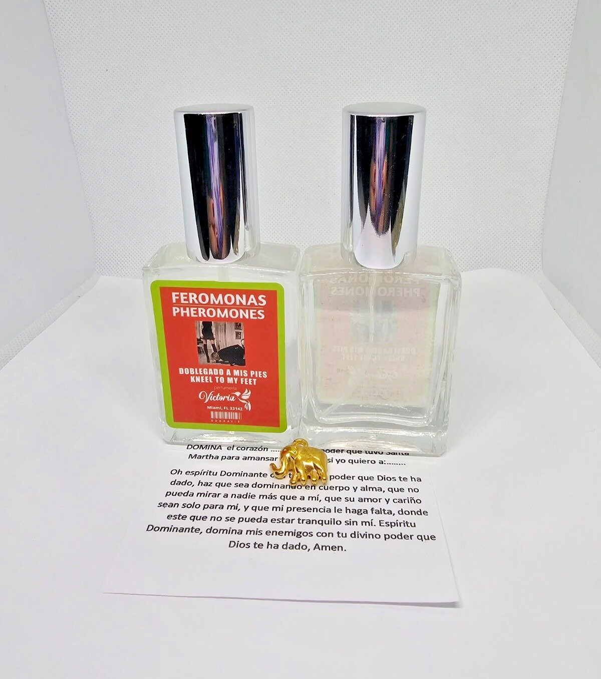 PERFUME DOBLEGADO A MIS PIES / KNEEL TO MY FEET DOMINA AL SEXO OPUESTO 1PC