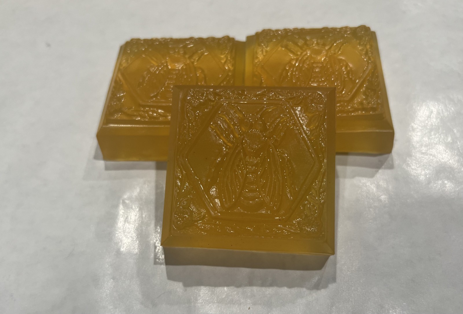 Set of Three Honey Glycerin Soaps