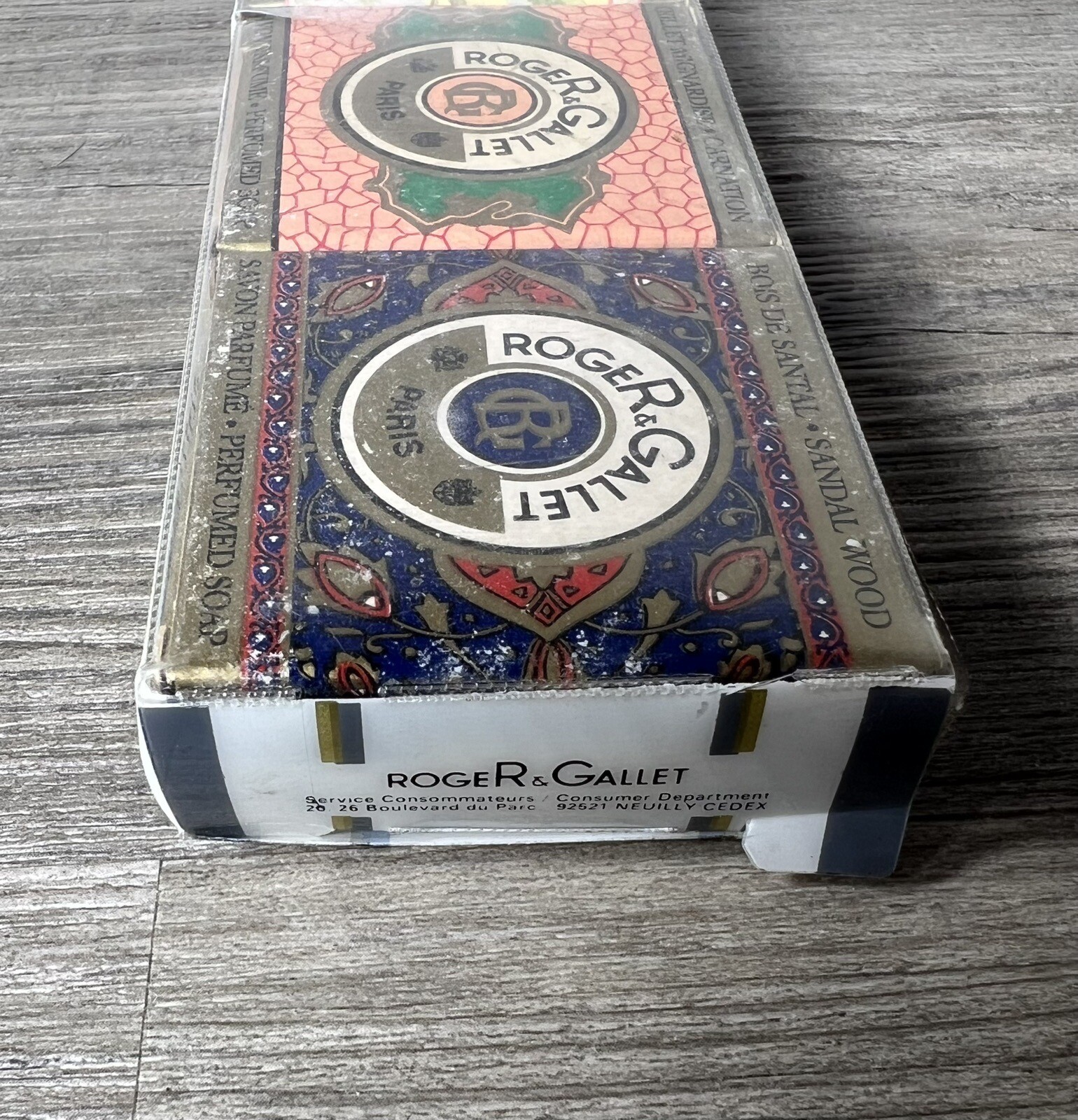 Vintage Roger & Gallet Paris France Set /6 Guest Soaps .9 Oz Each new old stock