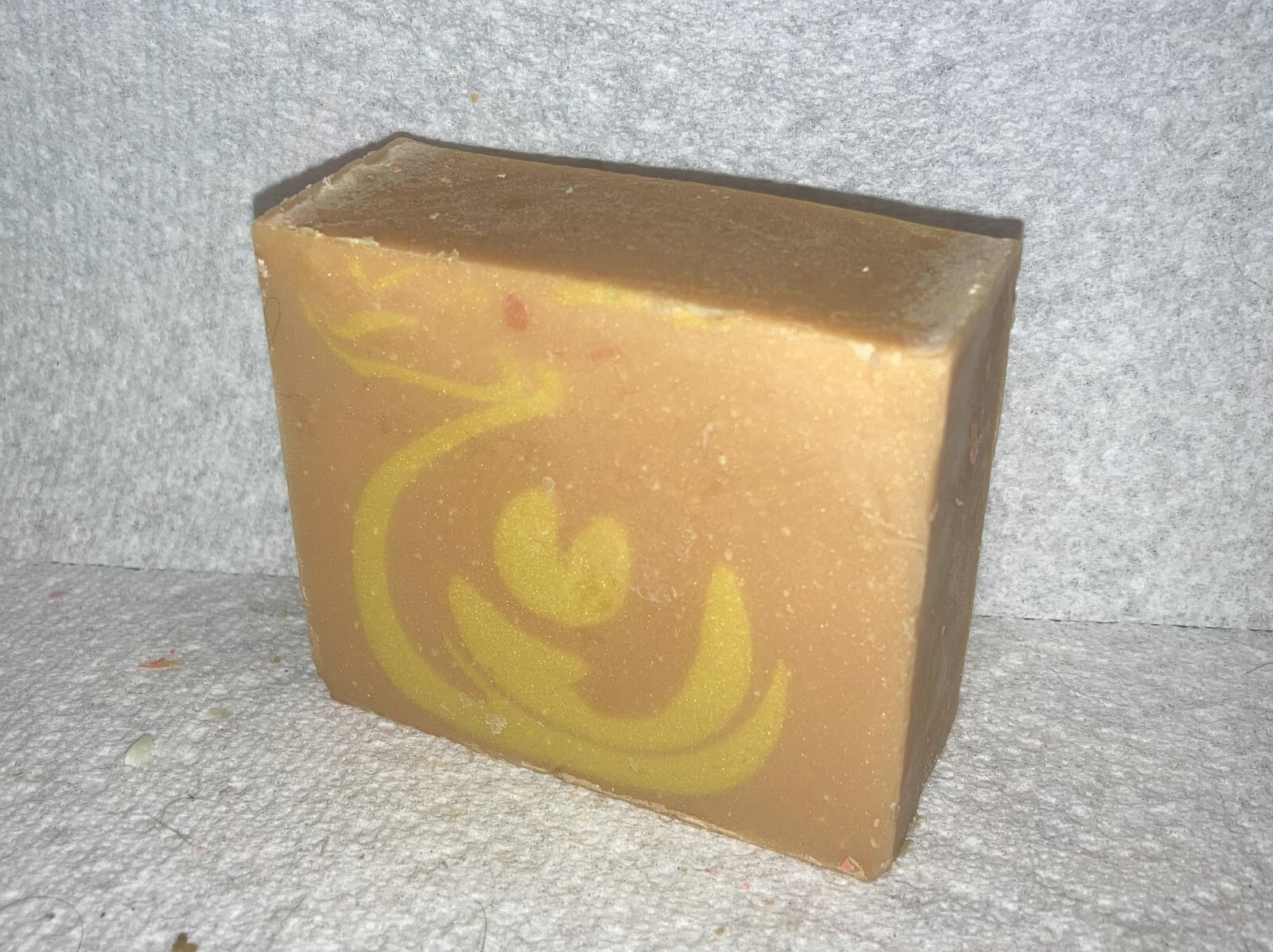 Handmade Soap – Scent: Peaches & Pumpkin Patch – 4 oz. w/Cocoa & Shea Butter