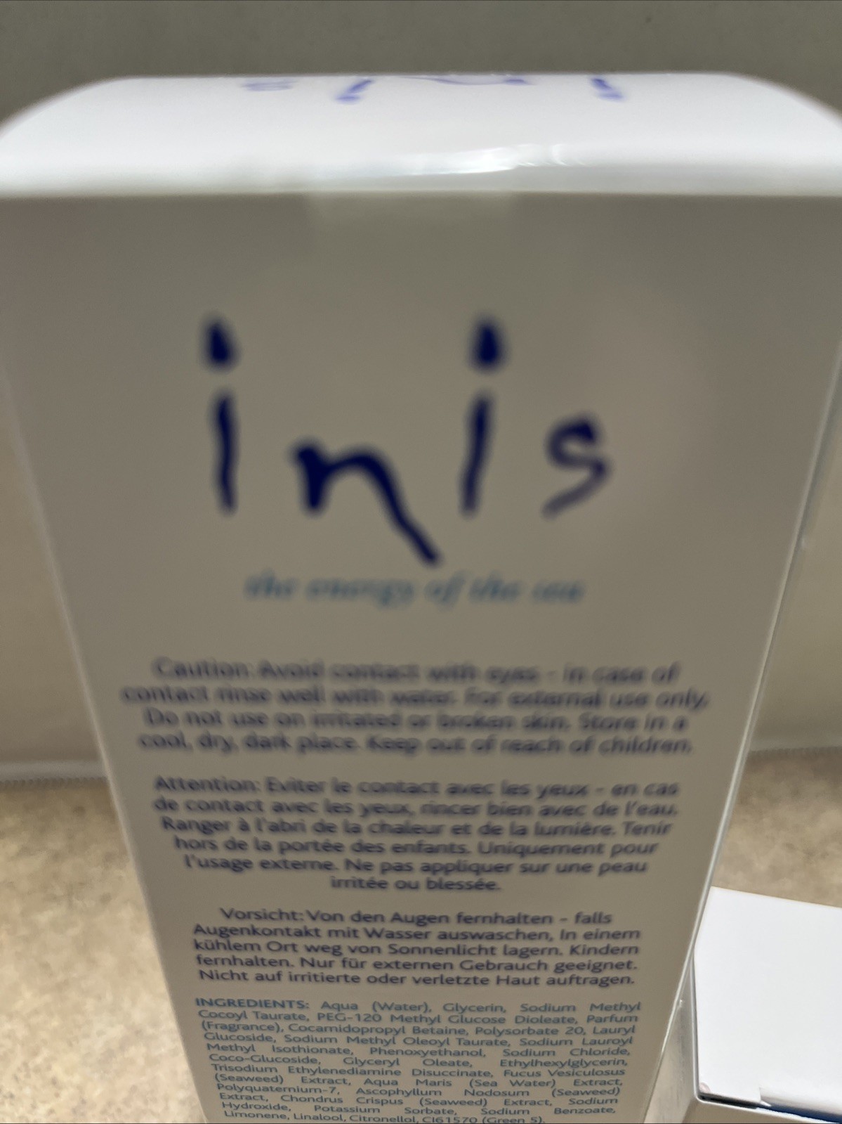 Inis Energy Of The Sea Bath&Shower Gel 7oz Sealed & Sea Mineral Soap3.5oz New