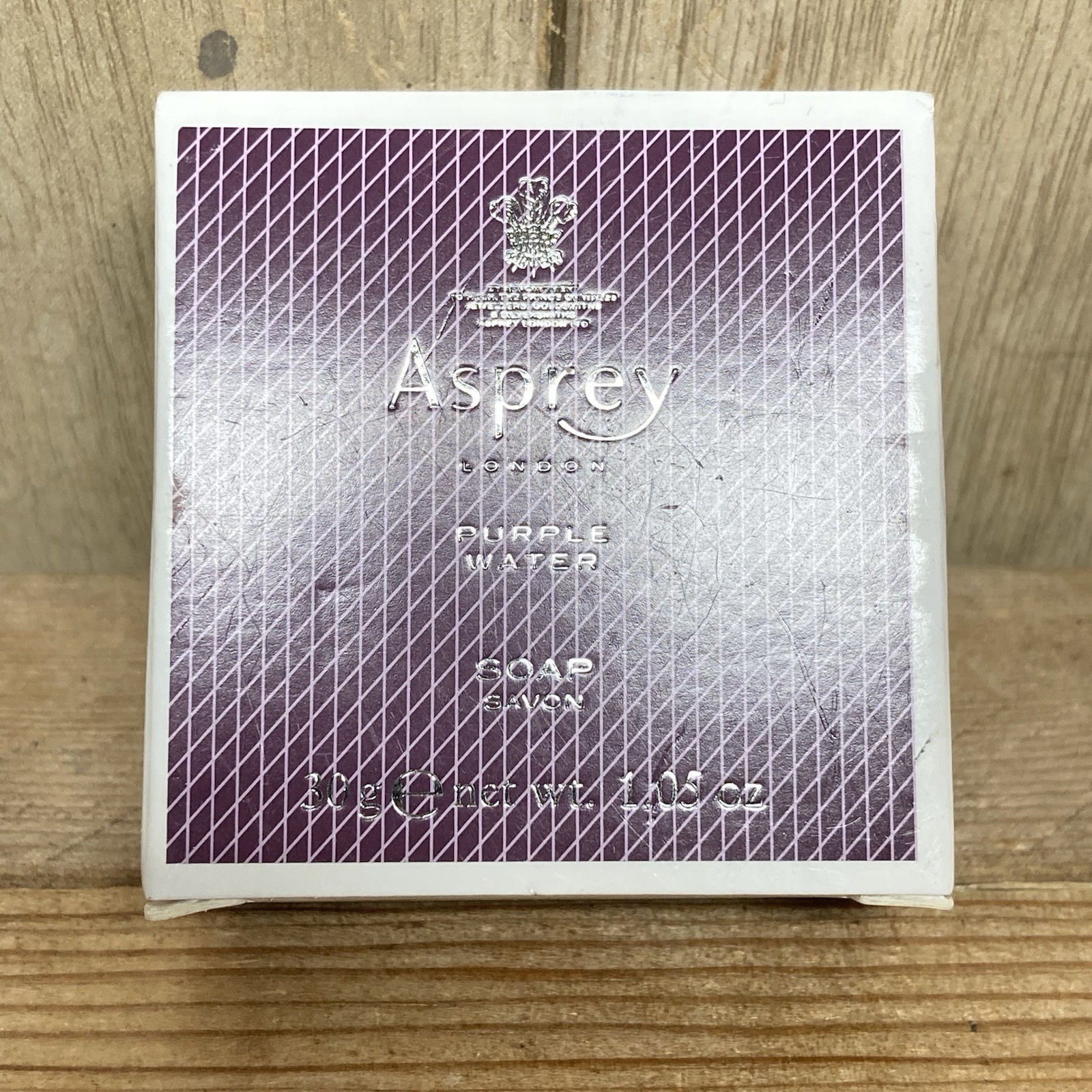 Lot of 10 Asprey London Purple Water Soap 30g/ 1.05oz NIB Discontinued EXP:2023