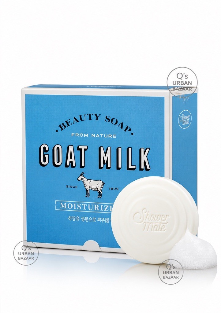 🆕🐐 AEKYUNG SHOWERMATE WHITE GOAT MILK SOAP 🥛🧼 MOISTURIZING JUMBO 12 CT