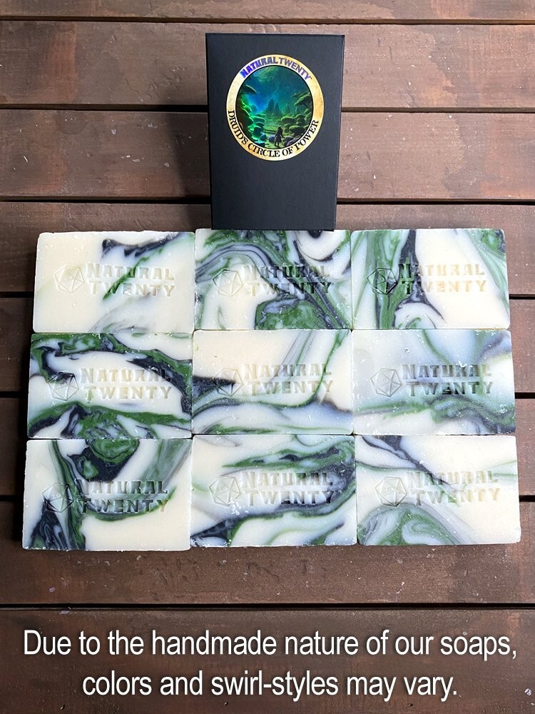 Natural Twenty Dungeons & Dragons Gamer Soap – Quest 6 Bar Druid’s Power Circle