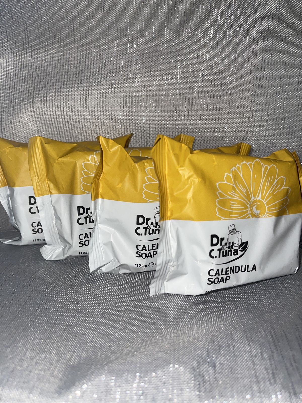 FARMASI ❤️Dr C Tuna (4) CALENDULA BAR SOAP SET SAME DAY SHIPPING!