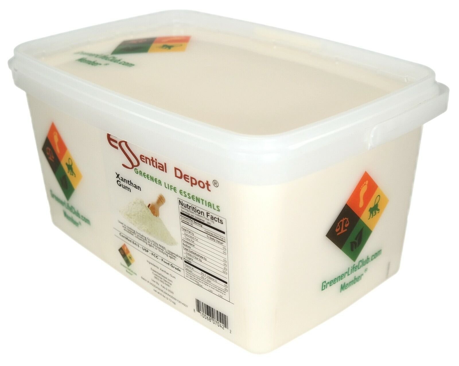 Xanthan Gum – Food Grade – 6 lb – Greener Life Club Box