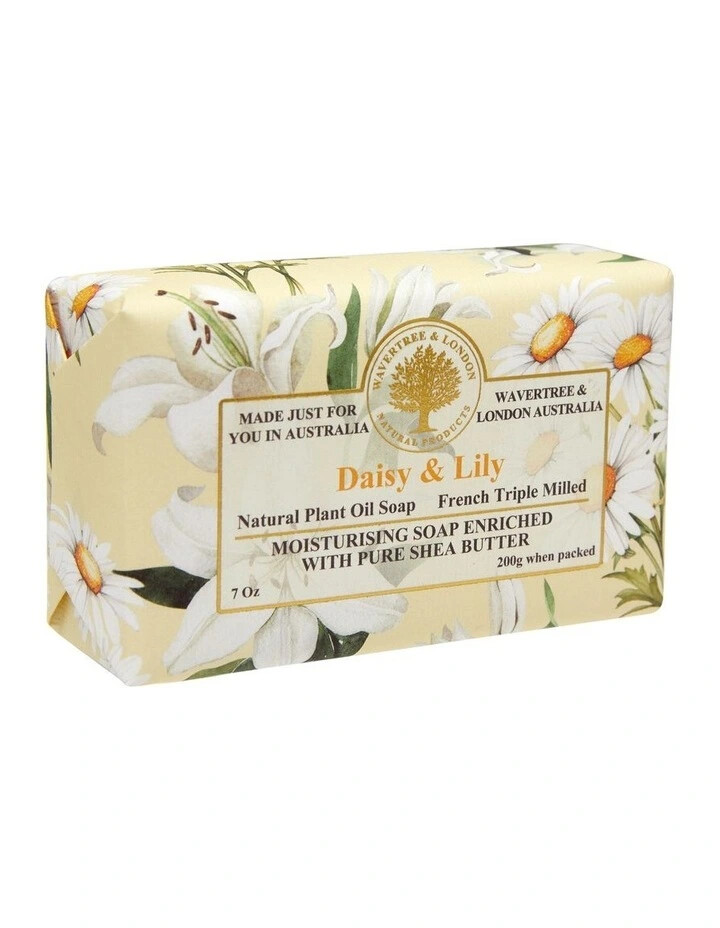 Wavertree & London Daisy & Lily Scented Natural Soap 7oz