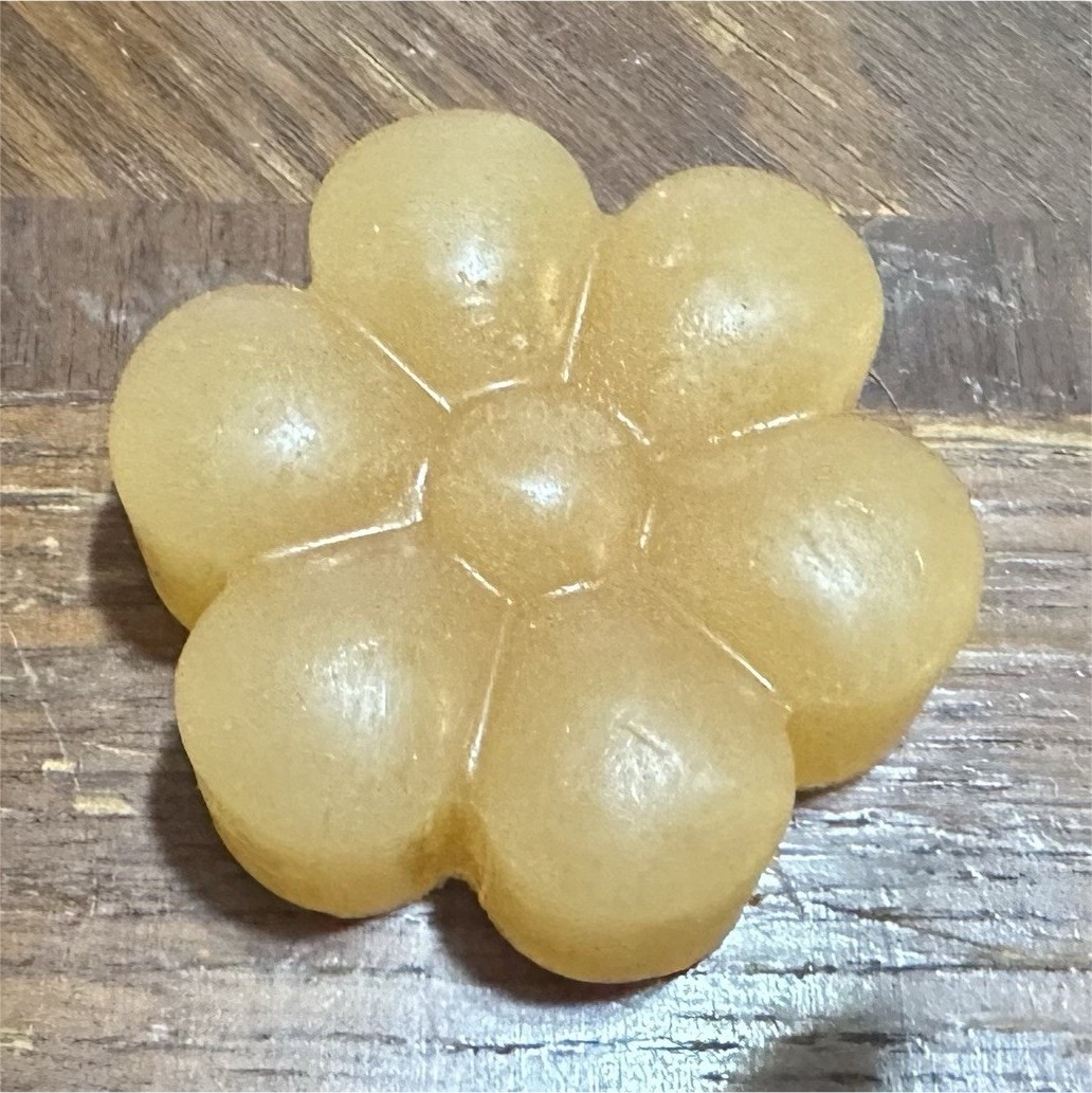 Handmade Floral Flower & Tulip Yellow Body Bar Soap shea butter unscented