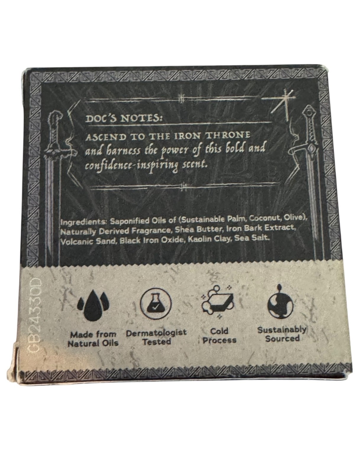 DR. SQUATCH Men’s All Natural Bar Soap -Thousand Sword Scrub -5oz (NEW-Lot of 2)