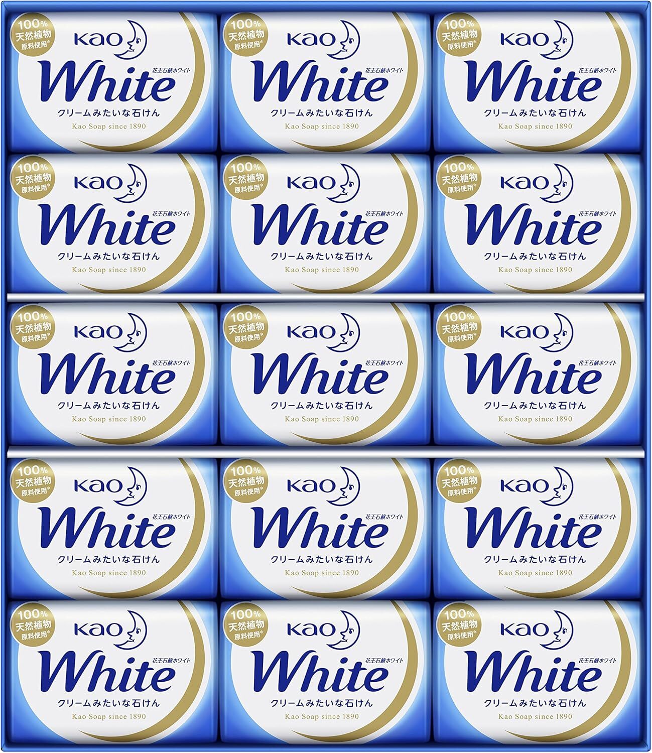 Kao White Gift 85 g x 15 Pieces Bar soap from Japan