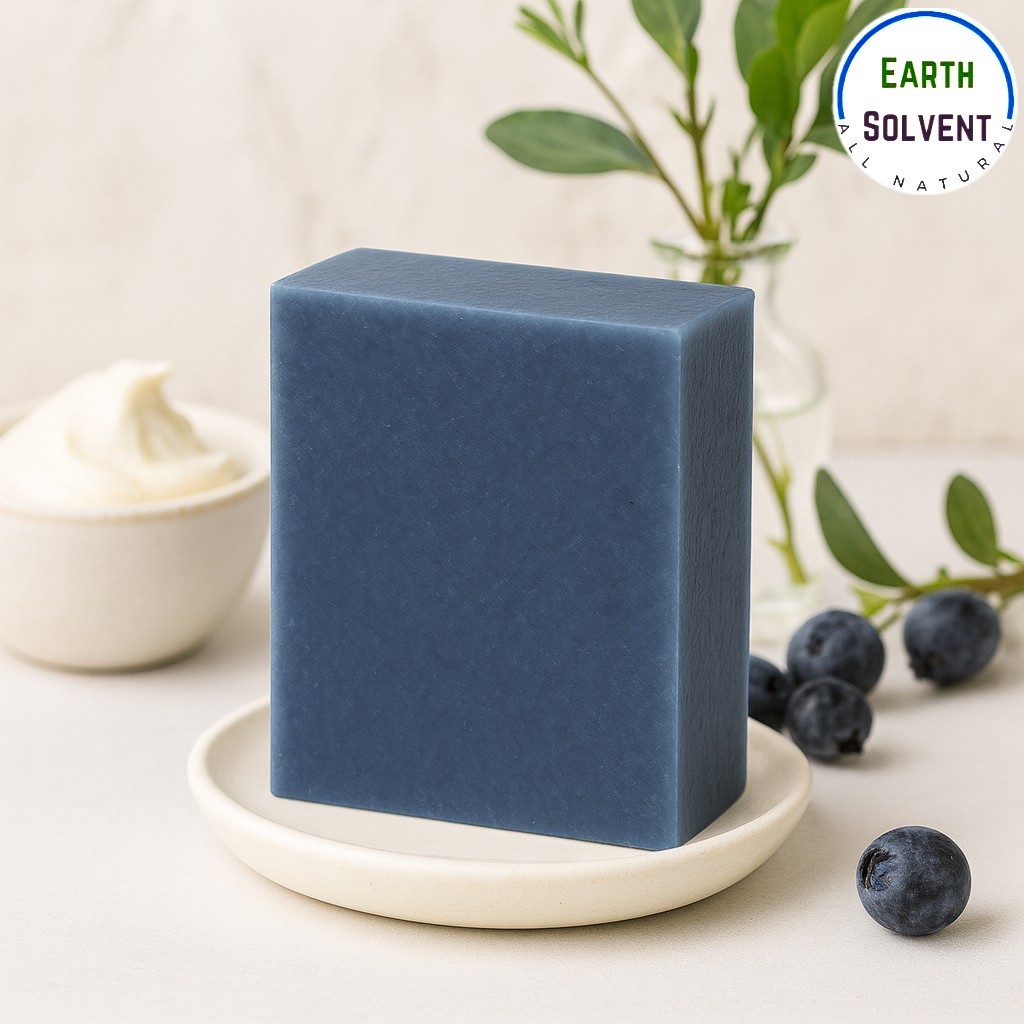Blueberry & Indigo Soap Bar 5oz Natural Cold Process | Antioxidant & Collagen