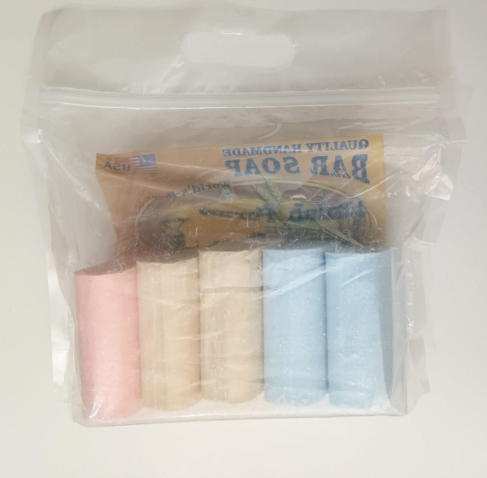 Amish Farms Handmade Huge Random Color Soap with Light Fragrance 5 ( 5oz ) Bars
