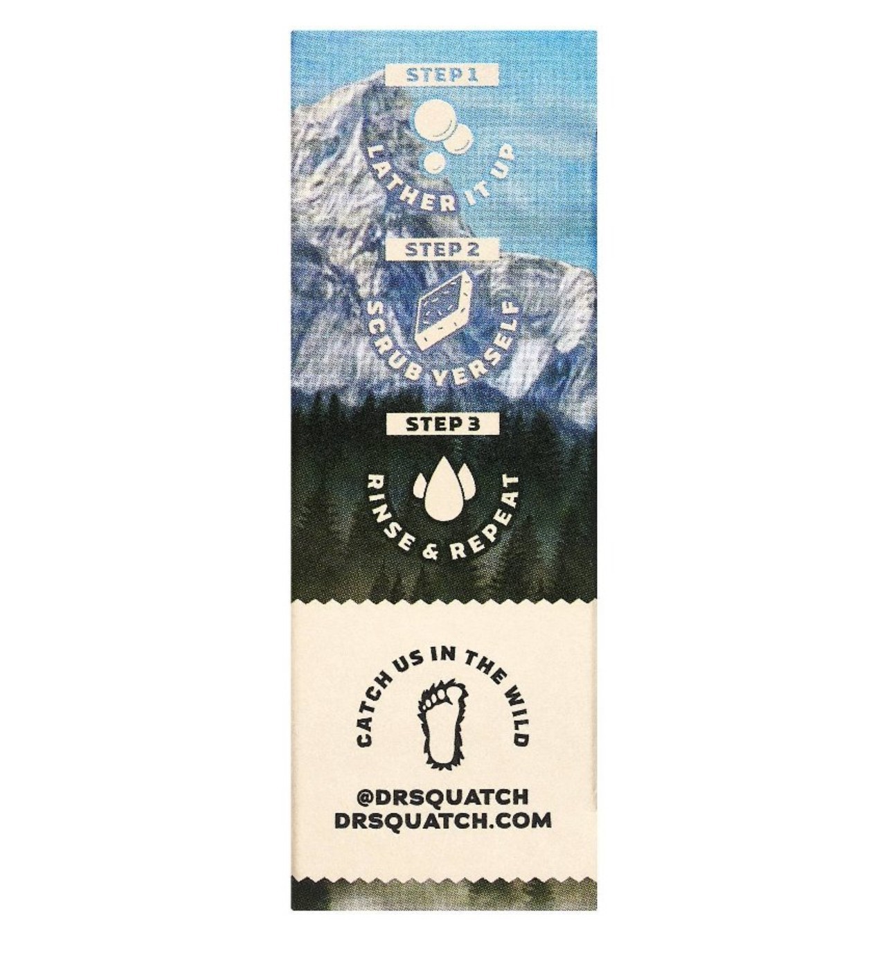 NIB~ Dr Squatch Men’s Dirt Destroyer Liquid Death 5 oz Natural Bar Soap SOLD OUT